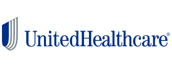 The image shows a logo with the text  United Healthcare  beneath it, indicating the name of a healthcare organization.